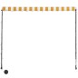 vidaXL Toldo retráctil con LED amarillo y blanco 200x150 cm vidaXL Toldo retráctil con LED amarillo y blanco 200x150 cm