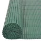 vidaXL Valla de jardín de doble cara PVC verde 90x300 cm vidaXL Valla de jardín de doble cara PVC verde 90x300 cm