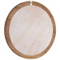 vidaXL Espejo de pared redondo teca 60 cm vidaXL Espejo de pared redondo teca 60 cm