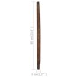 vidaXL Espejo de pared redondo teca 60 cm vidaXL Espejo de pared redondo teca 60 cm