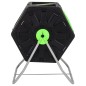 vidaXL Compostador giratorio polipropileno 60x58x74 cm 105 L vidaXL Compostador giratorio polipropileno 60x58x74 cm 105 L