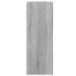 vidaXL Armario colgante de pared gris Sonoma 69,5x32,5x90 cm