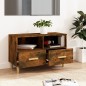 vidaXL Mueble para TV madera contrachapada roble ahumado 80x36x50 cm