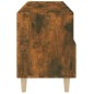 vidaXL Mueble para TV madera contrachapada roble ahumado 80x36x50 cm