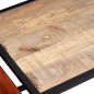 vidaXL Mesa de centro con revistero de cuero 110x50x45 cm vidaXL Mesa de centro con revistero de cuero 110x50x45 cm