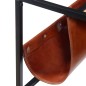vidaXL Mesa de centro con revistero de cuero 110x50x45 cm vidaXL Mesa de centro con revistero de cuero 110x50x45 cm