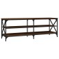 vidaXL Mueble para TV madera contrachapada marrón roble 140x40x50 cm vidaXL Mueble para TV madera contrachapada marrón roble 140x40x50 cm