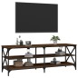 vidaXL Mueble para TV madera contrachapada marrón roble 140x40x50 cm vidaXL Mueble para TV madera contrachapada marrón roble 140x40x50 cm