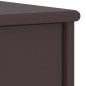 vidaXL Mesitas de noche madera maciza de pino marrón oscuro 35x30x40cm vidaXL Mesitas de noche madera maciza de pino marrón oscuro 35x30x40cm
