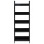 vidaXL Estantería de 5 niveles madera ingeniería negro 60x27,6x158,5cm vidaXL Estantería de 5 niveles madera ingeniería negro 60x27,6x158,5cm