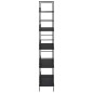 vidaXL Estantería de 5 niveles madera ingeniería negro 60x27,6x158,5cm vidaXL Estantería de 5 niveles madera ingeniería negro 60x27,6x158,5cm