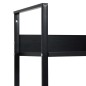 vidaXL Estantería de 5 niveles madera ingeniería negro 60x27,6x158,5cm vidaXL Estantería de 5 niveles madera ingeniería negro 60x27,6x158,5cm