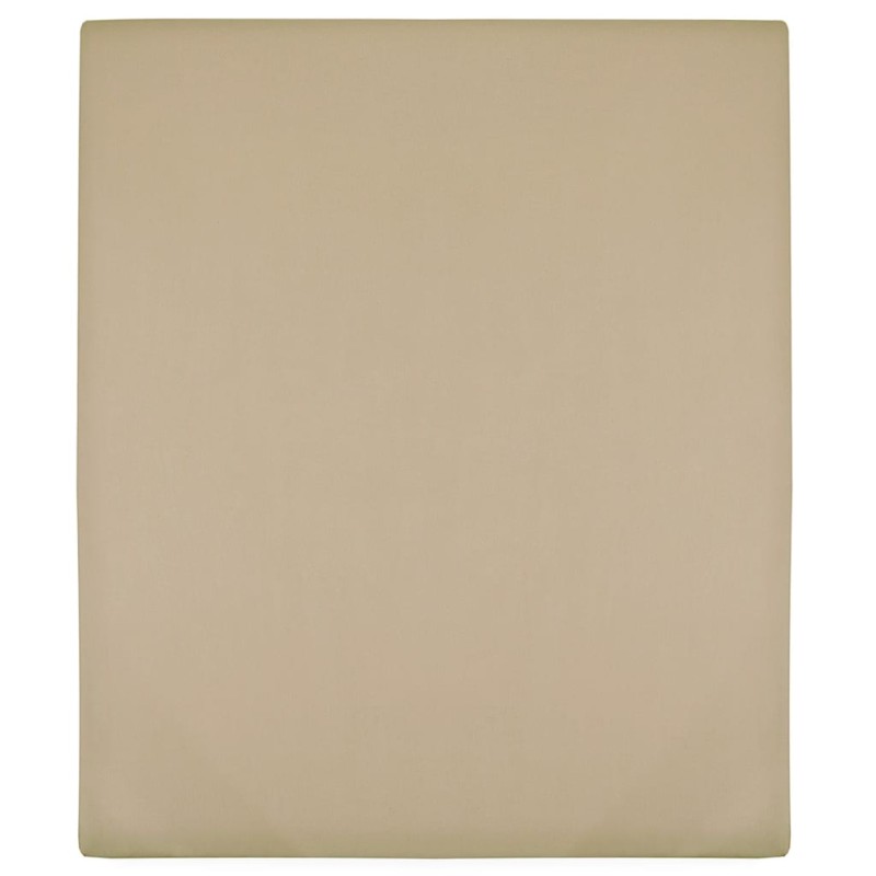 vidaXL Sábana bajera jersey algodón gris taupe 140x200 cm vidaXL Sábana bajera jersey algodón gris taupe 140x200 cm