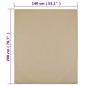 vidaXL Sábana bajera jersey algodón gris taupe 140x200 cm vidaXL Sábana bajera jersey algodón gris taupe 140x200 cm