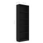 vidaXL Estantería de 5 niveles madera contrachapada negra 60x24x175 cm vidaXL Estantería de 5 niveles madera contrachapada negra 60x24x175 cm