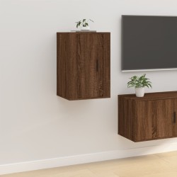 vidaXL Mueble para TV de pared roble marrón 40x34,5x60 cm