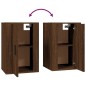 vidaXL Mueble para TV de pared roble marrón 40x34,5x60 cm