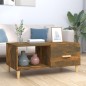 vidaXL Mesa de centro madera contrachapada roble ahumado 89,5x50x40 cm vidaXL Mesa de centro madera contrachapada roble ahumado 89,5x50x40 cm