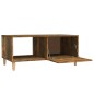 vidaXL Mesa de centro madera contrachapada roble ahumado 89,5x50x40 cm vidaXL Mesa de centro madera contrachapada roble ahumado 89,5x50x40 cm