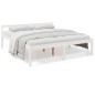 vidaXL Cama para personas mayores madera maciza pino blanca 180x200 cm vidaXL Cama para personas mayores madera maciza pino blanca 180x200 cm