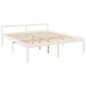 vidaXL Cama para personas mayores madera maciza pino blanca 180x200 cm vidaXL Cama para personas mayores madera maciza pino blanca 180x200 cm