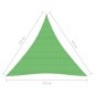 vidaXL Toldo de vela HDPE verde claro 160 g/m² 4,5x4,5x4,5 m vidaXL Toldo de vela HDPE verde claro 160 g/m² 4,5x4,5x4,5 m