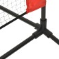 vidaXL Red de tenis poliéster negro y rojo 400x100x87 cm vidaXL Red de tenis poliéster negro y rojo 400x100x87 cm