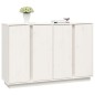 vidaXL Aparador de madera maciza de pino blanco 120x35x80 cm vidaXL Aparador de madera maciza de pino blanco 120x35x80 cm