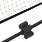 vidaXL Red de tenis poliéster negro y rojo 400x100x87 cm vidaXL Red de tenis poliéster negro y rojo 400x100x87 cm