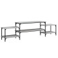 vidaXL Mueble para TV madera contrachapada gris Sonoma 197x35x52 cm