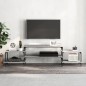vidaXL Mueble para TV madera contrachapada gris Sonoma 197x35x52 cm