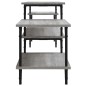 vidaXL Mueble para TV madera contrachapada gris Sonoma 197x35x52 cm