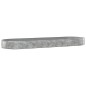 vidaXL Jardinera arriate acero recubrimiento polvo plata 450x140x36 cm vidaXL Jardinera arriate acero recubrimiento polvo plata 450x140x36 cm