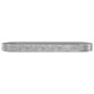 vidaXL Jardinera arriate acero recubrimiento polvo plata 450x140x36 cm vidaXL Jardinera arriate acero recubrimiento polvo plata 450x140x36 cm
