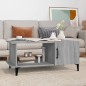 vidaXL Mesa de centro madera contrachapada gris Sonoma 90x50x40 cm vidaXL Mesa de centro madera contrachapada gris Sonoma 90x50x40 cm