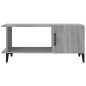 vidaXL Mesa de centro madera contrachapada gris Sonoma 90x50x40 cm vidaXL Mesa de centro madera contrachapada gris Sonoma 90x50x40 cm