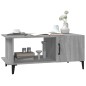 vidaXL Mesa de centro madera contrachapada gris Sonoma 90x50x40 cm vidaXL Mesa de centro madera contrachapada gris Sonoma 90x50x40 cm