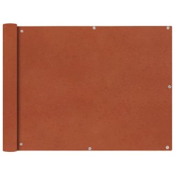 vidaXL Toldo lateral para balcón tela oxford terracota 90x600 cm
