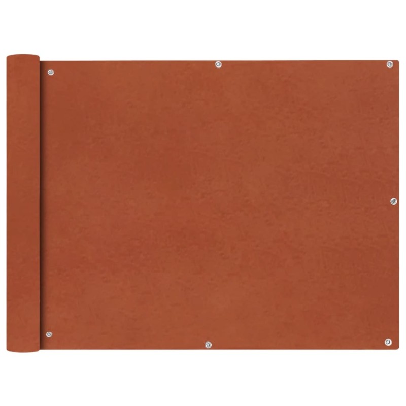 vidaXL Toldo lateral para balcón tela oxford terracota 90x600 cm vidaXL Toldo lateral para balcón tela oxford terracota 90x600 cm