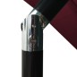 vidaXL Sombrilla de 3 niveles con poste de aluminio burdeos 2,5x2,5 m vidaXL Sombrilla de 3 niveles con poste de aluminio burdeos 2,5x2,5 m