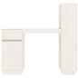 vidaXL Escritorio de madera maciza de pino blanco 110x53x117 cm vidaXL Escritorio de madera maciza de pino blanco 110x53x117 cm
