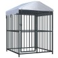 vidaXL Perrera de exterior con techo 120x120x150 cm vidaXL Perrera de exterior con techo 120x120x150 cm