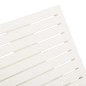 vidaXL Tumbona de plástico blanco vidaXL Tumbona de plástico blanco