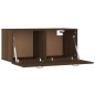 vidaXL Armario de pared madera contrachapada roble marrón 80x35x36,5cm vidaXL Armario de pared madera contrachapada roble marrón 80x35x36,5cm