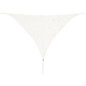 vidaXL Toldo de vela triangular HDPE 5x5x5 m blanco vidaXL Toldo de vela triangular HDPE 5x5x5 m blanco