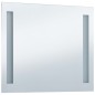 vidaXL Espejo de pared de baño con LED 60x50 cm vidaXL Espejo de pared de baño con LED 60x50 cm
