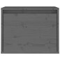 vidaXL Armario de pared de madera maciza de pino gris 45x30x35 cm