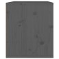 vidaXL Armario de pared de madera maciza de pino gris 45x30x35 cm