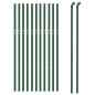 vidaXL Cerca de alambre verde 1,1x25 m