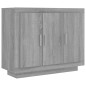 vidaXL Aparador de madera contrachapada gris Sonoma 92x35x75 cm vidaXL Aparador de madera contrachapada gris Sonoma 92x35x75 cm